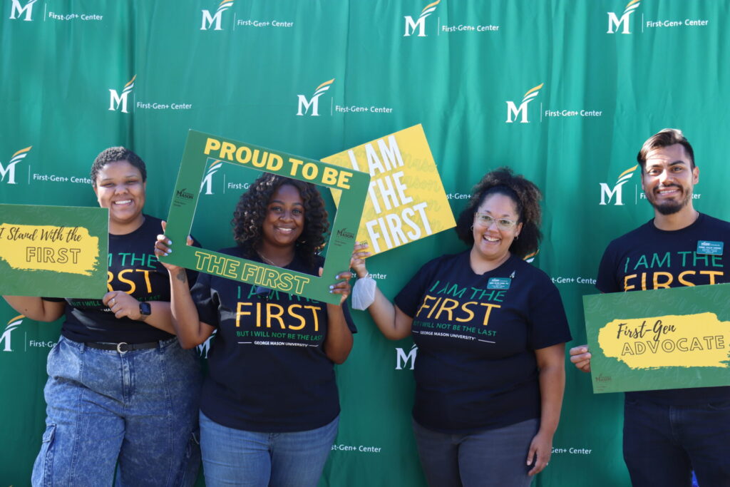 In 2022 the First-Gen+ Center and campus partners at George Mason University created events to celebrate, center, and empower their first-generation Patriots.